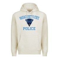 Oatmeal Heather massachusetts state police Premium Hoodie - linhVisuals