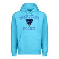 Ocean Blue massachusetts state police Premium Hoodie - linhVisuals