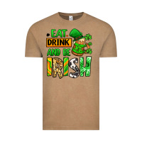 Vintage Coffee Eat drink and be Irish St. Patrick's Vintage Tee - LillyAllenDesigns