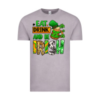 Vintage Zinc Eat drink and be Irish St. Patrick's Vintage Tee - LillyAllenDesigns