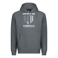 Rock national police week shirt in memory and honor us flag Premium Hoodie - linhVisuals