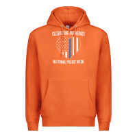 Carrot national police week shirt vintage blue line american flag Premium Hoodie - linhVisuals