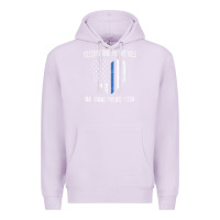 Lilac national police week shirt vintage blue line american flag Premium Hoodie - linhVisuals