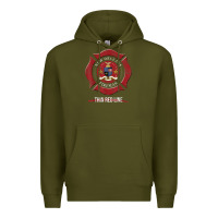 Army Green new orleans firefighter shirt firefighter gifts louisiana Premium Hoodie - linhVisuals