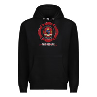 Black new orleans firefighter shirt firefighter gifts louisiana Premium Hoodie - linhVisuals