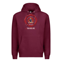 Burgundy new orleans firefighter shirt firefighter gifts louisiana Premium Hoodie - linhVisuals