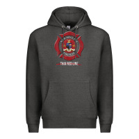 Charcoal Heather new orleans firefighter shirt firefighter gifts louisiana Premium Hoodie - linhVisuals
