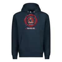 Navy new orleans firefighter shirt firefighter gifts louisiana Premium Hoodie - linhVisuals