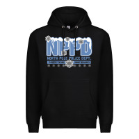 Black north pole police department Premium Hoodie - linhVisuals