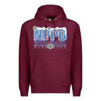 Burgundy north pole police department Premium Hoodie - linhVisuals