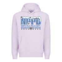 Lilac north pole police department Premium Hoodie - linhVisuals