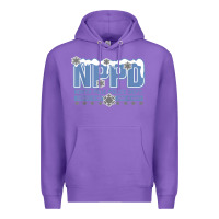 Purple north pole police department Premium Hoodie - linhVisuals