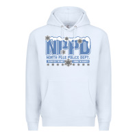 White north pole police department Premium Hoodie - linhVisuals