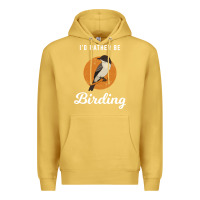 Antique Gold birding birdwatching eastern phoebe Premium Hoodie - linhVisuals