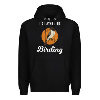 Black birding birdwatching eastern phoebe Premium Hoodie - linhVisuals