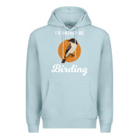 Blue Mist birding birdwatching eastern phoebe Premium Hoodie - linhVisuals