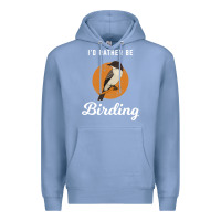 Colony Blue birding birdwatching eastern phoebe Premium Hoodie - linhVisuals