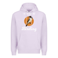 Lilac birding birdwatching eastern phoebe Premium Hoodie - linhVisuals