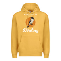 Mustard birding birdwatching eastern phoebe Premium Hoodie - linhVisuals