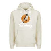 Oatmeal Heather birding birdwatching eastern phoebe Premium Hoodie - linhVisuals