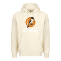 Sandshell birding birdwatching eastern phoebe Premium Hoodie - linhVisuals