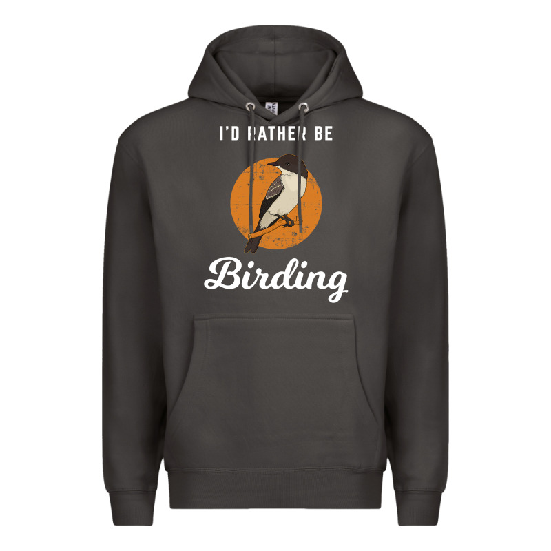 Birding Birdwatching Eastern Phoebe Premium Hoodie by linhVisuals | Teevron