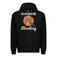 Black birding birdwatching kestrel bird bird Premium Hoodie - linhVisuals