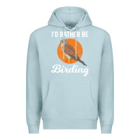 Blue Mist birding birdwatching kestrel bird bird Premium Hoodie - linhVisuals