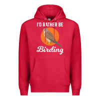 Cardinal birding birdwatching kestrel bird bird Premium Hoodie - linhVisuals