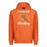 Carrot birding birdwatching kestrel bird bird Premium Hoodie - linhVisuals