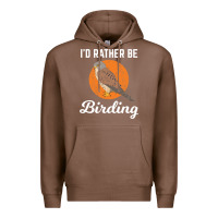 Chestnut birding birdwatching kestrel bird bird Premium Hoodie - linhVisuals