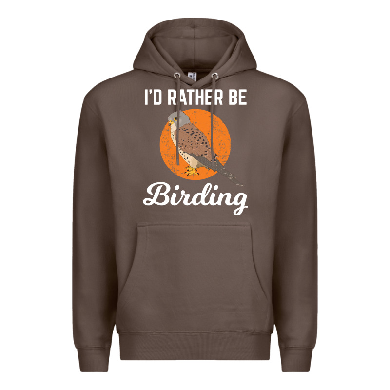 Birding Birdwatching Kestrel Bird Bird Premium Hoodie by linhVisuals | Teevron