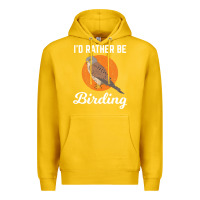 Lemon birding birdwatching kestrel bird bird Premium Hoodie - linhVisuals