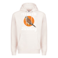 Pale Pink birding birdwatching kestrel bird bird Premium Hoodie - linhVisuals