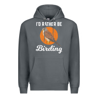 Rock birding birdwatching kestrel bird bird Premium Hoodie - linhVisuals