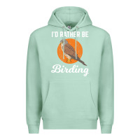 Seafoam birding birdwatching kestrel bird bird Premium Hoodie - linhVisuals