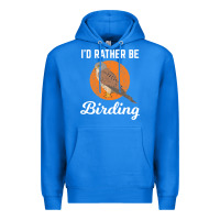 True Royal birding birdwatching kestrel bird bird Premium Hoodie - linhVisuals