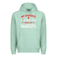 Seafoam mens father's day my favorite firefighter calls me grandpa premium Premium Hoodie - linhVisuals