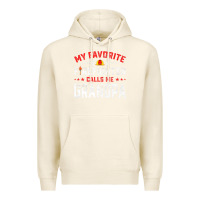 Tofu mens father's day my favorite firefighter calls me grandpa premium Premium Hoodie - linhVisuals