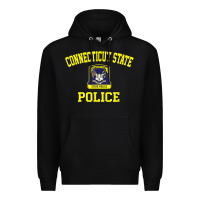 Black connecticut state police Premium Hoodie - linhVisuals