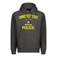 Charcoal Heather connecticut state police Premium Hoodie - linhVisuals