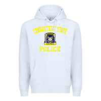 White connecticut state police Premium Hoodie - linhVisuals