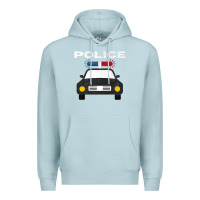 Blue Mist cool policeman law enforcement deputy kawaii police mobile premium Premium Hoodie - linhVisuals