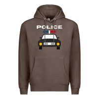 Coffee cool policeman law enforcement deputy kawaii police mobile premium Premium Hoodie - linhVisuals