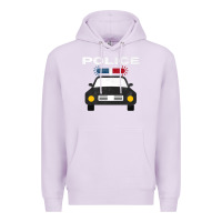 Lilac cool policeman law enforcement deputy kawaii police mobile premium Premium Hoodie - linhVisuals