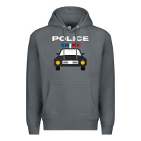 Rock cool policeman law enforcement deputy kawaii police mobile premium Premium Hoodie - linhVisuals