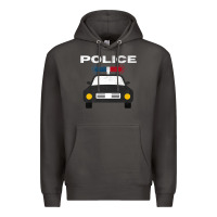 Smoke cool policeman law enforcement deputy kawaii police mobile premium Premium Hoodie - linhVisuals