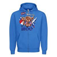 True Royal Red White And Moo Cow Zipper Hoodie - RanaPortraitStore