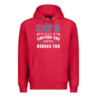 Cardinal cops because firefighters need heroes too premium Premium Hoodie - linhVisuals