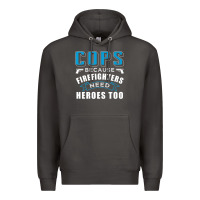 Smoke cops because firefighters need heroes too premium Premium Hoodie - linhVisuals